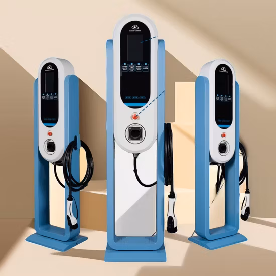 11 Kw AC Charger for Electric Vehicle Charging Station WiFi or 4G Smart Home EV Charger Car Charging Station Point with Type1 Type 2