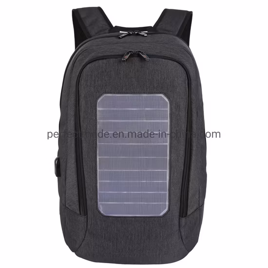 Anti-Theft Solar Energy Power Charging Backpack with USB Charging Port