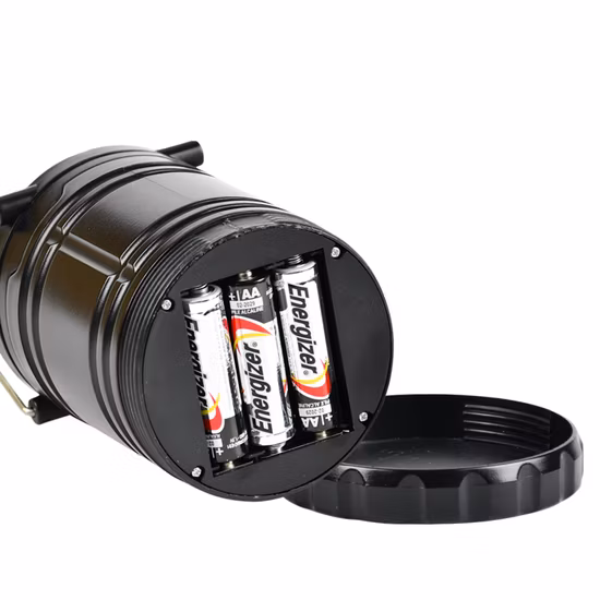 Brightenlux Outdoor 6 LED Hand Lamp Rechargeable Collapsible Solar Camping Lantern Tent Lights