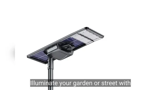 30W/40W/50W/60W/80W/100W120W Integated Outdoor Solar LED Garden All in One Solar Light